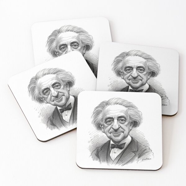 Item preview, Albert Einstein Caricature designed and sold by BarklesStudio.