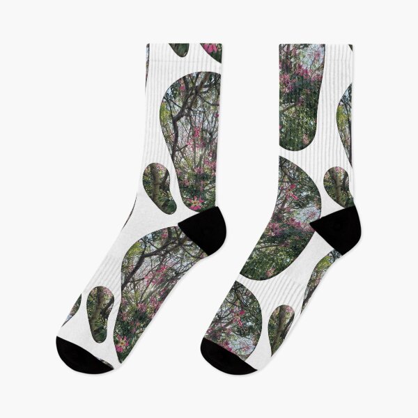 Item preview, Pink Flowers in a Tree: A Touch of Beauty designed and sold by tadeba.