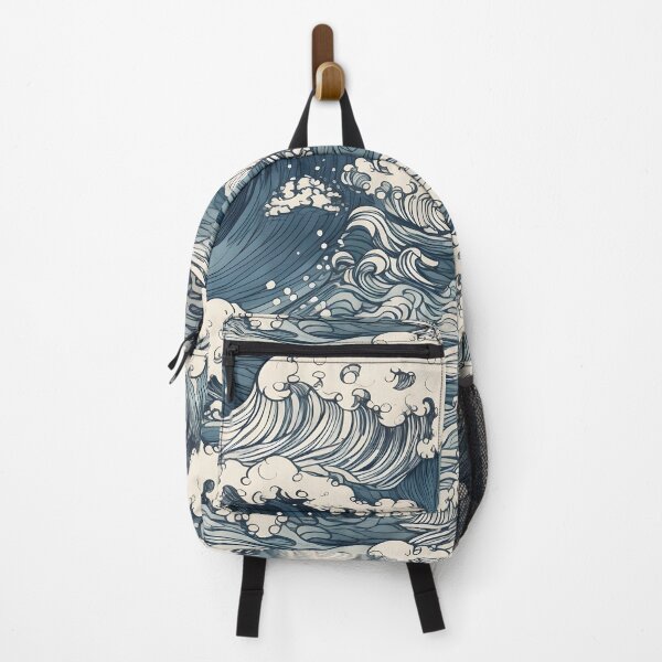 Item preview, Japanese Inspired Waves Scene Pattern designed and sold by Studio Bankai.