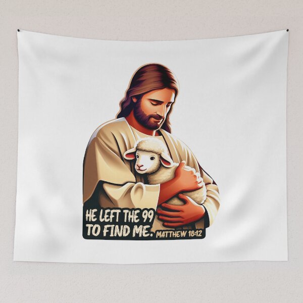 Item preview, Matthew 18:12 He Left The 99 To Find Me designed and sold by plushism.