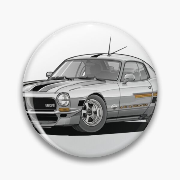 Item preview, Grey muscle car designed and sold by REDCAR-SHOP.