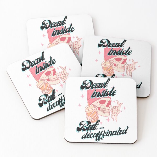 Item preview, Dead inside/But decaffeinated  designed and sold by JenExpress.