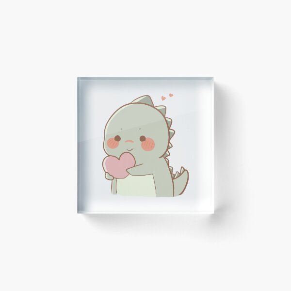 Item preview, Dinosaur Holding Heart designed and sold by Funwaytrend.