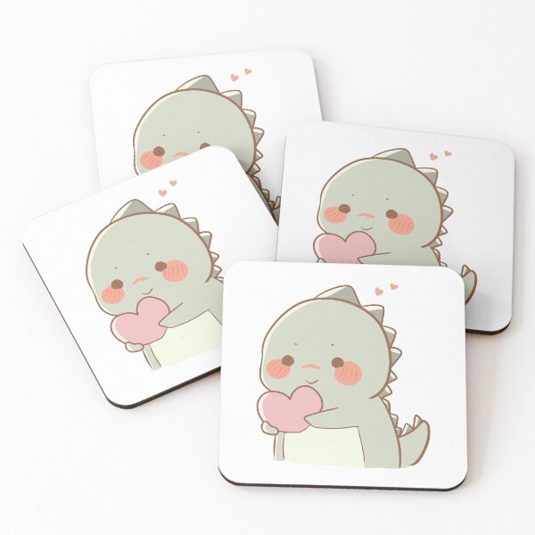 Item preview, Dinosaur Holding Heart designed and sold by Funwaytrend.