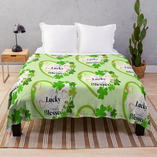 Item preview, Not Lucky Simple Blessed 2, Let The Shenanigans Begin, Lucky Shamrock Irish Culture, Shenanigans Squad designed and sold by Adri Barnard.