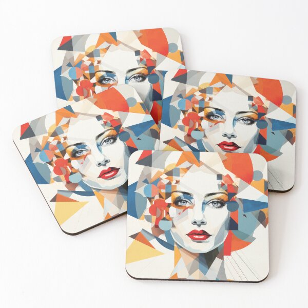 Item preview, Swedish Woman 3 - Geometric representation designed and sold by Made-by-Gus.