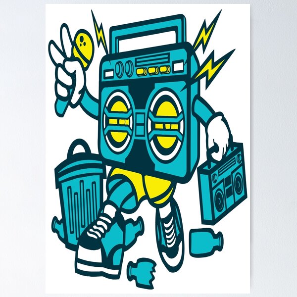 Item preview, Boombox - Retro Vibes, Modern Swagger designed and sold by pizzaboyin.