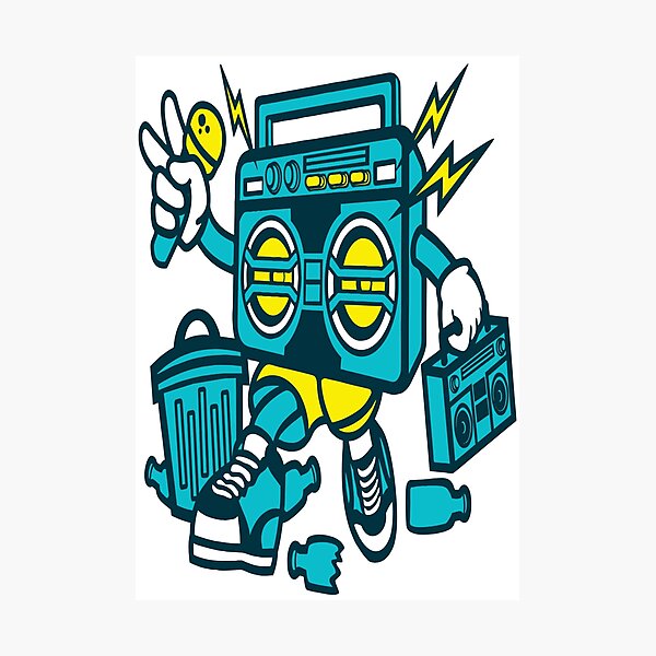 Item preview, Boombox - Retro Vibes, Modern Swagger designed and sold by pizzaboyin.