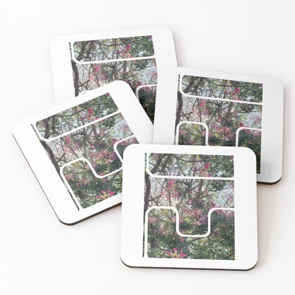 Item preview, Pink Flowers in a Tree: A Touch of Beauty designed and sold by tadeba.
