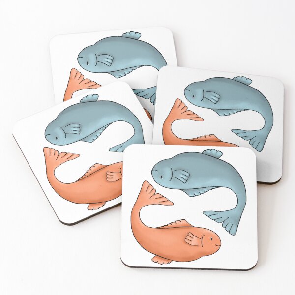 Item preview, Zodiac sign Pisces (or just 2 fish) designed and sold by Linda Dammann.