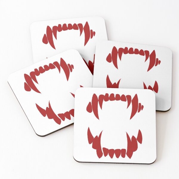 Item preview, Vampire's teeth (red) designed and sold by MelleGleice.