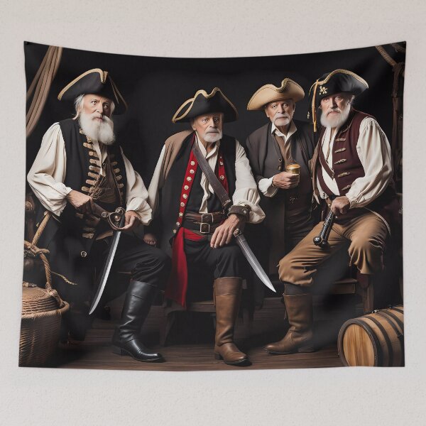 Item preview, Pensioners as Pirates designed and sold by Colin Bentham.