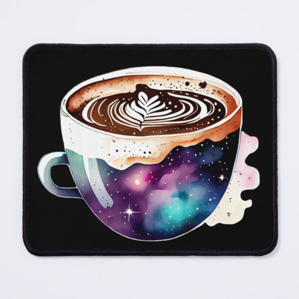 Item preview, Watercolor Whimsical galaxy cosmic space coffee cup. Astrophysics coffee. designed and sold by Unitepeople.