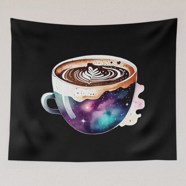 Item preview, Watercolor Whimsical galaxy cosmic space coffee cup. Astrophysics coffee. designed and sold by Unitepeople.