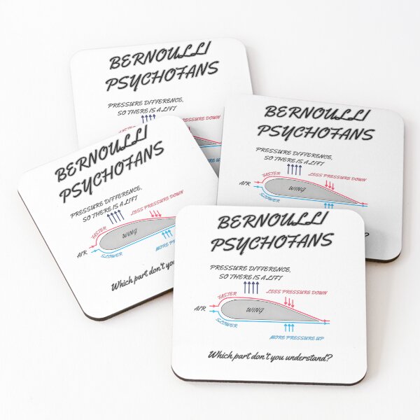Item preview, Bernoulli Psychofans – Funny Gift for Science Geeks designed and sold by PapaMikeCrafts.