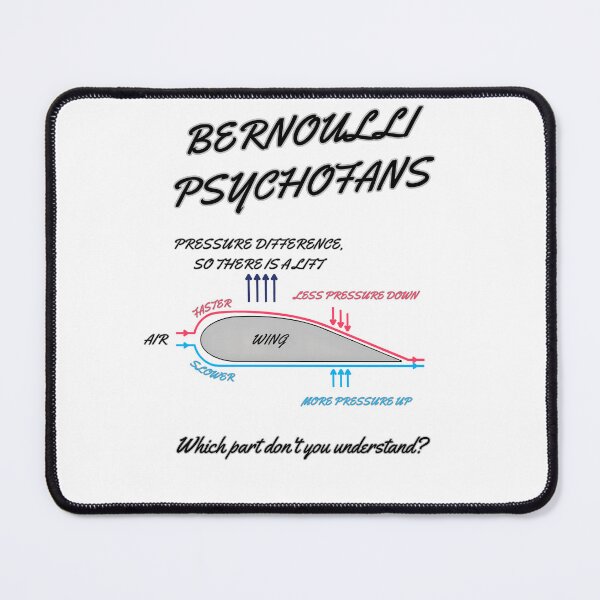 Item preview, Bernoulli Psychofans – Funny Gift for Science Geeks designed and sold by PapaMikeCrafts.