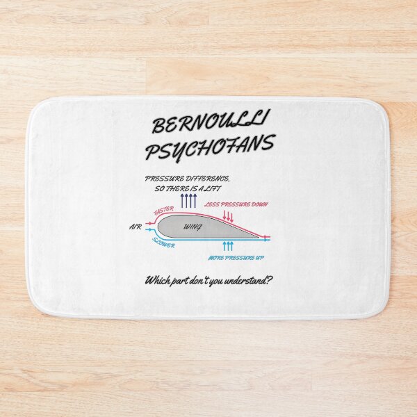 Item preview, Bernoulli Psychofans – Funny Gift for Science Geeks designed and sold by PapaMikeCrafts.