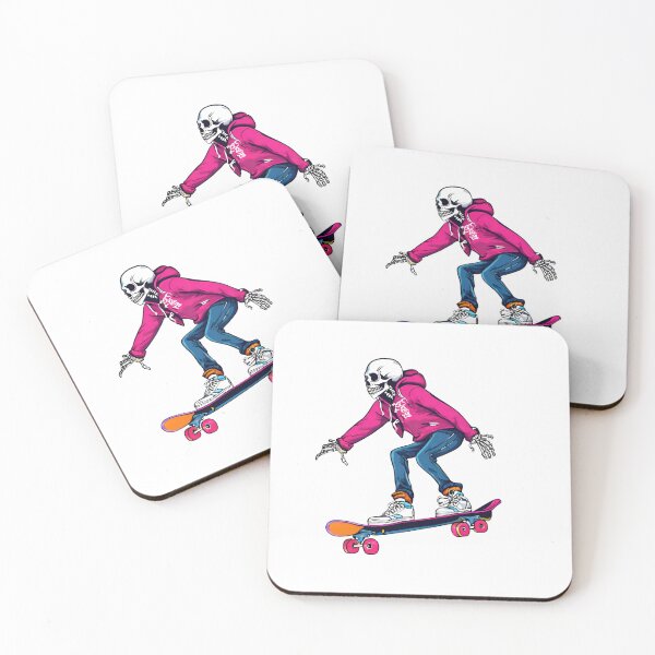 Item preview, Preppy Skeleton Skate T-Shirt Sticker designed and sold by Quarkari.