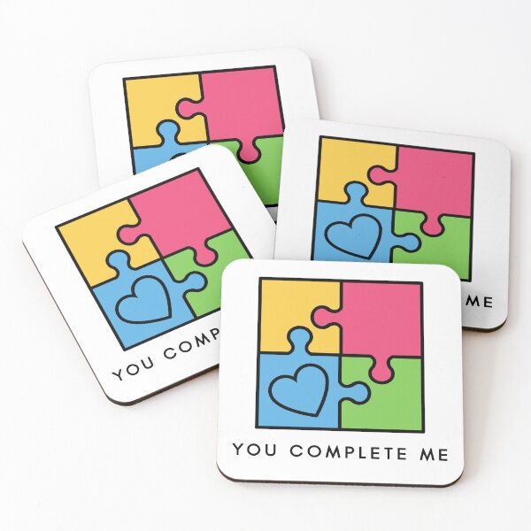 Item preview, You complete me – true love Valentine’s Day designed and sold by wejollydigitals.