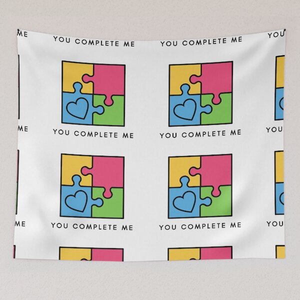 Item preview, You complete me – true love Valentine’s Day designed and sold by wejollydigitals.