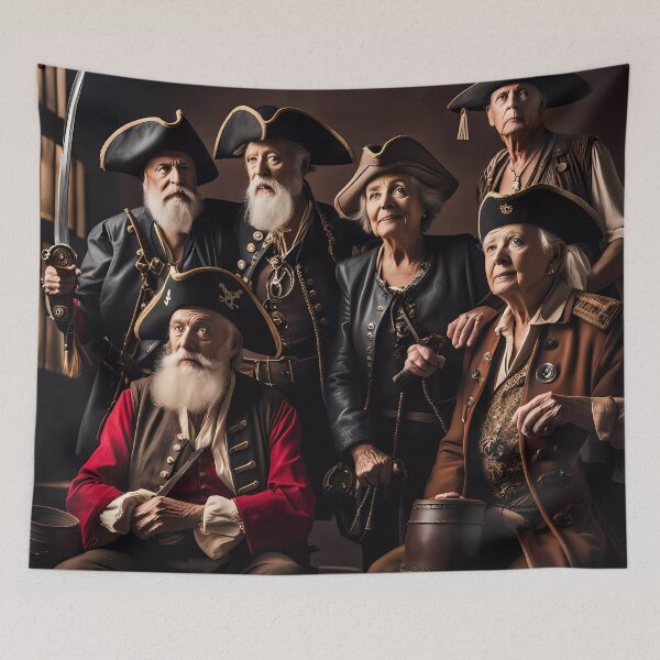 Item preview, Pensioners as Pirates designed and sold by Colin Bentham.