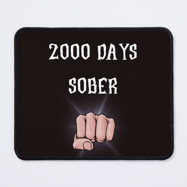 Item preview, Copy of Copy of Copy of Anniversary of sobriety. 2000 days of sobriety designed and sold by ijustwannaplay.