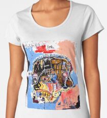 Basquiat skull Poster Women's Premium T-Shirt