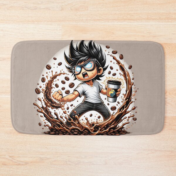 Item preview, Code Crusader's Caffeine Quest: A Sayayin's Python Adventure designed and sold by TuringTacoTales.