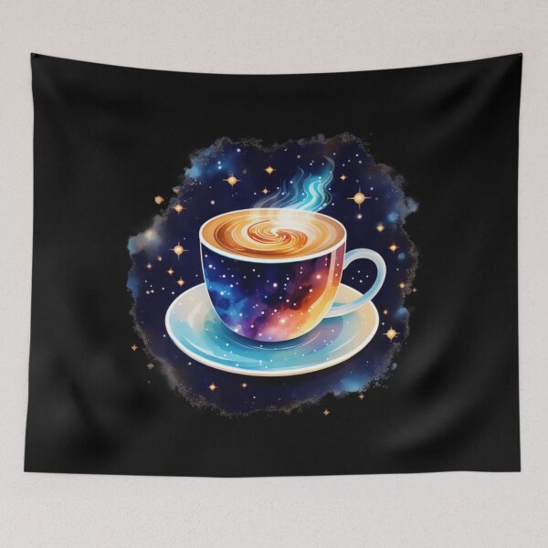Item preview, Watercolor Whimsical galaxy cosmic space coffee cup. Astrophysics coffee. designed and sold by Unitepeople.