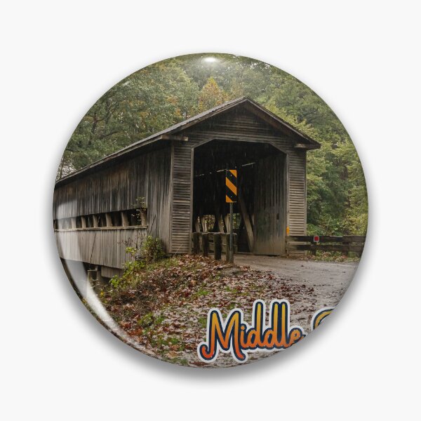 Item preview, Middle Road Covered Bridge Ashtabula County Ohio designed and sold by GestaltImagery.