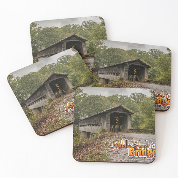 Item preview, Middle Road Covered Bridge Ashtabula County Ohio designed and sold by GestaltImagery.
