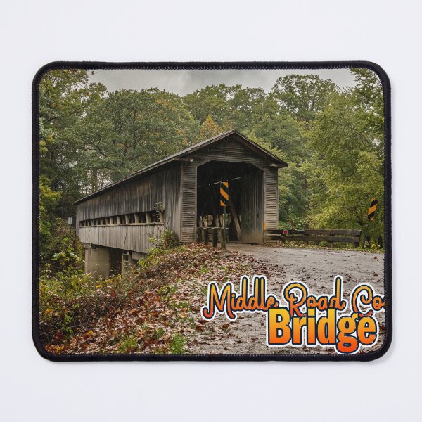 Item preview, Middle Road Covered Bridge Ashtabula County Ohio designed and sold by GestaltImagery.
