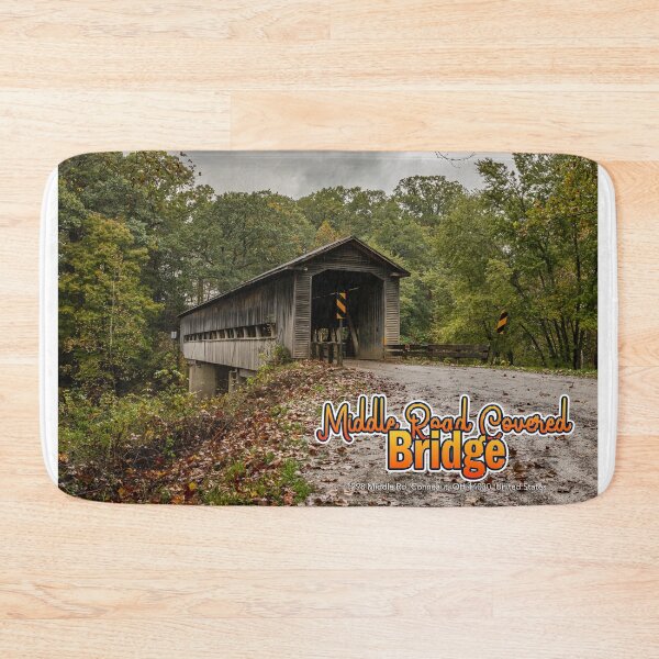 Item preview, Middle Road Covered Bridge Ashtabula County Ohio designed and sold by GestaltImagery.