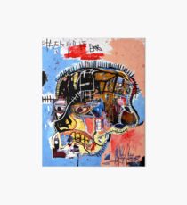 Basquiat skull Poster Art Board