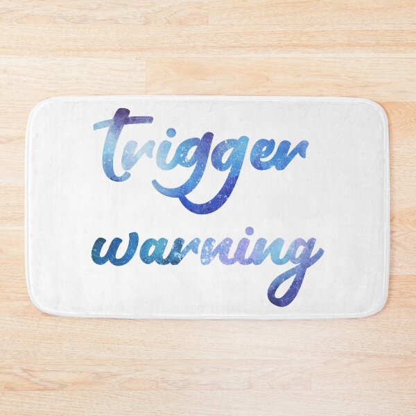 Item preview, Trigger warning watercolor designed and sold by Drawmecute.