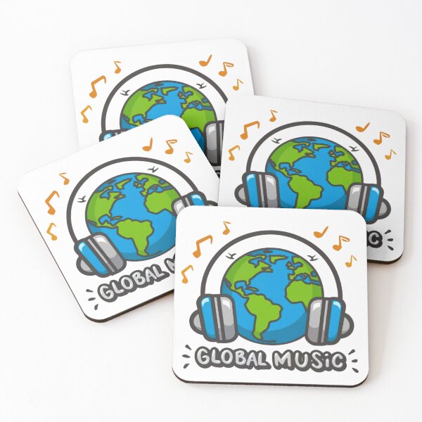 Item preview, Global Music - music PLANET designed and sold by Funky  Fibers.