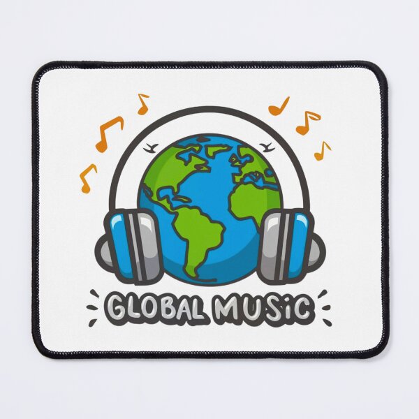 Item preview, Global Music - music PLANET designed and sold by Funky  Fibers.