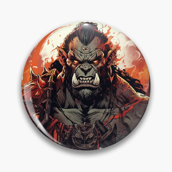 Item preview, The ugly angry warrior orc designed and sold by GruumchsGoods.