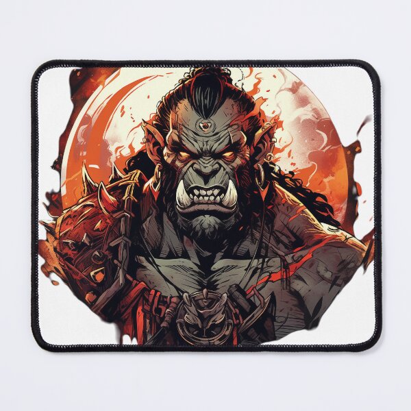 Item preview, The ugly angry warrior orc designed and sold by GruumchsGoods.