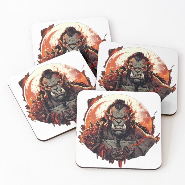 Item preview, The ugly angry warrior orc designed and sold by GruumchsGoods.