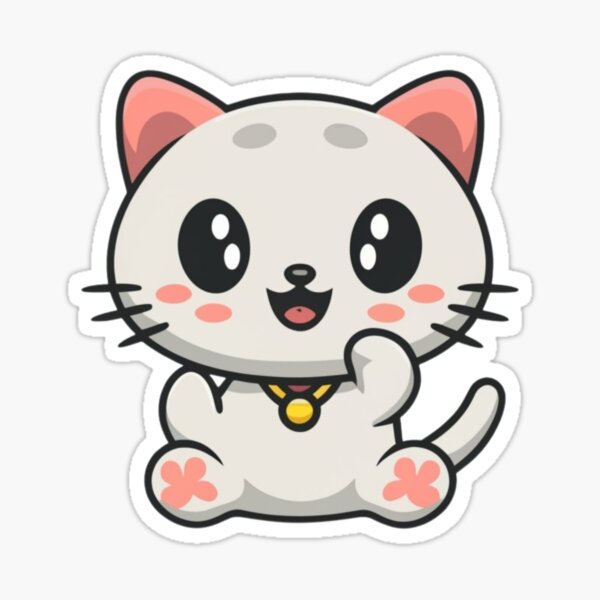 Cute Cat Sticker