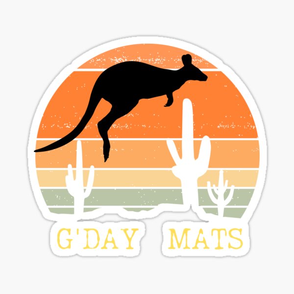 Item preview, Australia G'day Mate Shirt Funny Kangaroo  designed and sold by yonoshopshirts.