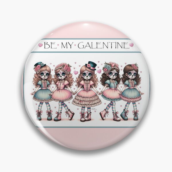 Item preview, Be My Galentine by VALPYRA SKULLSTYR cute for girls teens lgbtqia designed and sold by  VALPYRA Mistress of SKULLSTYR.