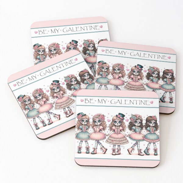 Item preview, Be My Galentine by VALPYRA SKULLSTYR cute for girls teens lgbtqia designed and sold by  VALPYRA Mistress of SKULLSTYR.