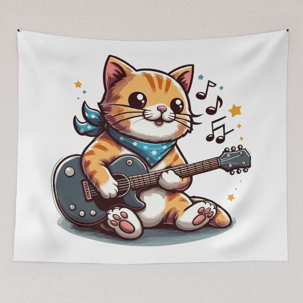 Item preview, Cat Guitar designed and sold by Designowner.
