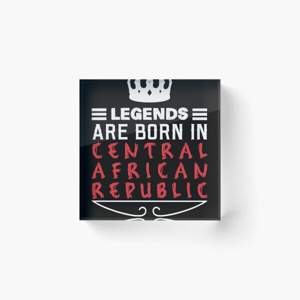 Item preview, Legends are born in Central African Republic designed and sold by BYNDART.
