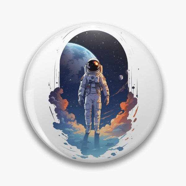 Item preview, Silhouette Of  A Solitary Astronaut Floating  designed and sold by Uday24.
