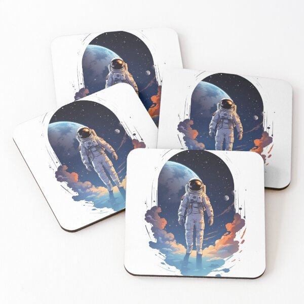 Item preview, Silhouette Of  A Solitary Astronaut Floating  designed and sold by Uday24.
