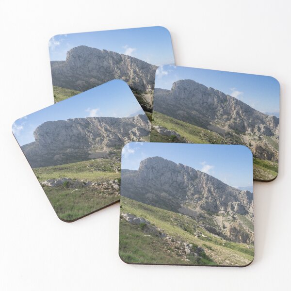 Item preview, Green mountainside and rock formation, Costa Blanca Spain designed and sold by Adriana Mueller.
