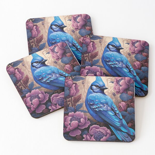 Item preview, Blue bird colorful flower designed and sold by 7Bluedragon (Jane art collection).